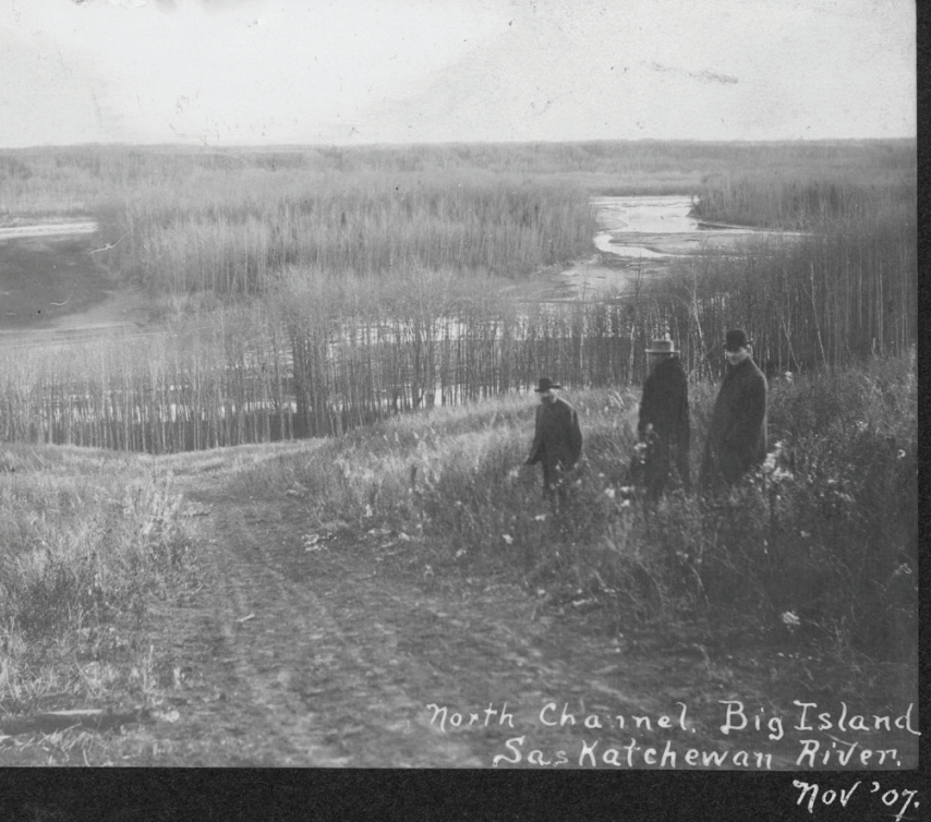 North Channel, Big Island. November 1907. City of Edmonton Archives